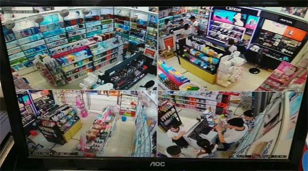 化妝品店監(jiān)控